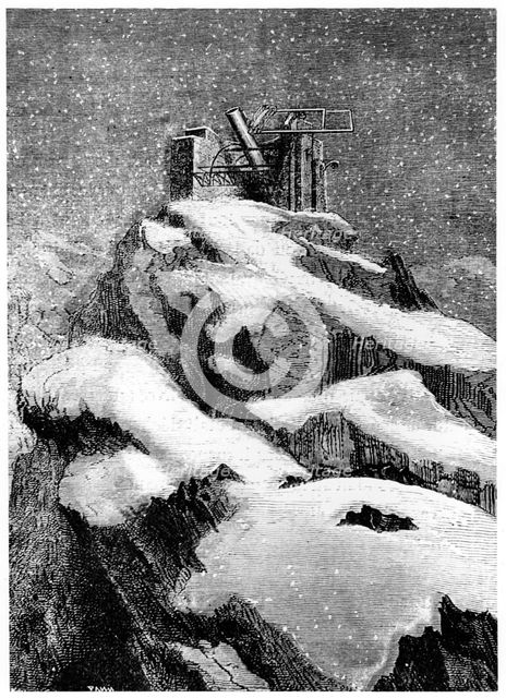 Illustration from De la Terre a la Lune by Jules Verne, 1865. Artist: Unknown