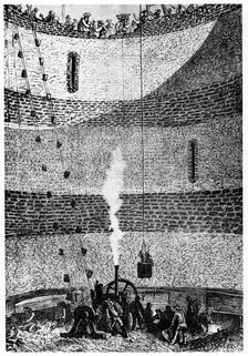 Illustration from De la Terre a la Lune by Jules Verne, 1865