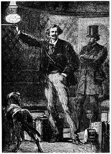 Illustration from De la Terre a la Lune by Jules Verne, 1865