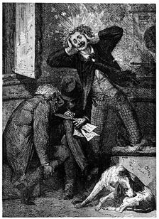 Illustration from De la Terre a la Lune by Jules Verne, 1865