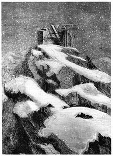 Illustration from De la Terre a la Lune by Jules Verne, 1865