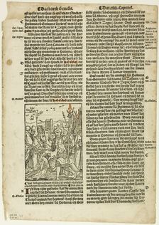 Illustration from Die Bibel (Vorsterman), plate 57 from Woodcuts from Books of the XVI Century, 1528 Creator: Jan Swart Van Groningen