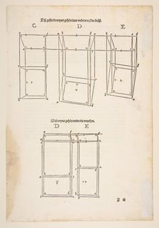 Illustration from Dürers Vier Bucher von Menslicher Proportion, Nuremberg, 1528.n.d. Creator: Albrecht Durer