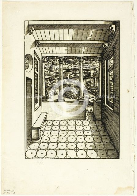 Illustration from Kunst des Messens (The Art of Measurement), plate eight from Woodcuts...1937. Creator: Monogrammist H.H..