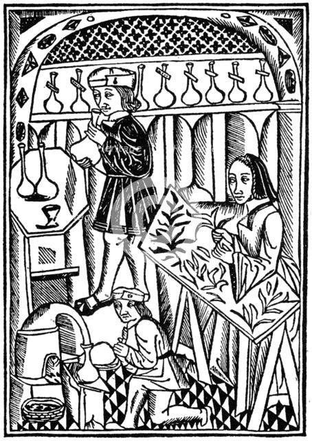 Illustration from Le Proprietaire des Choses, 1500 (1964). Artist: Anon