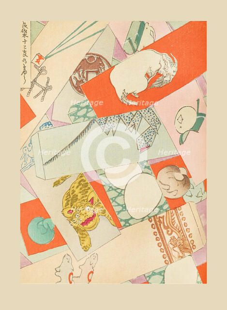 Illustration from "Shin bijutsukai", 1901-1902. Creators: Sekka, Kamisaka (1866-1942), Korin, Furuya (1875-1910)