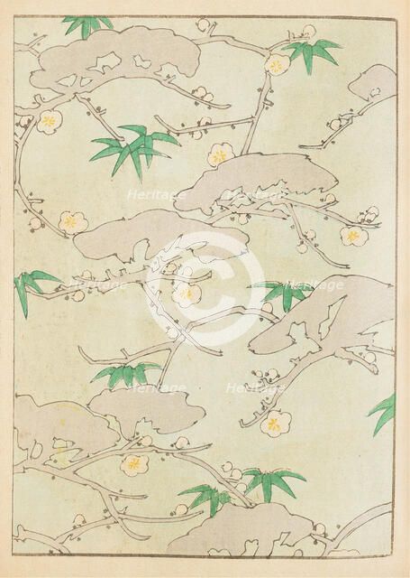 Illustration from "Shin bijutsukai", 1901-1902. Creators: Sekka, Kamisaka (1866-1942), Korin, Furuya (1875-1910)