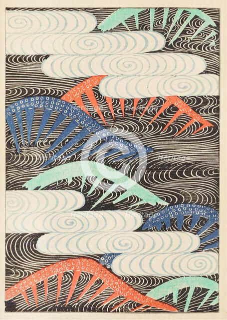 Illustration from "Shin bijutsukai", 1901-1902. Creators: Sekka, Kamisaka (1866-1942), Korin, Furuya (1875-1910)