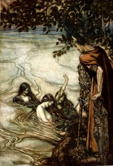 Illustration from "Siegfried and the Twilight of the Gods", 1924. Creator: Arthur Rackham