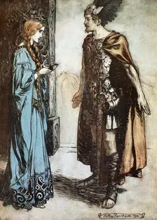 Illustration from "Siegfried and the Twilight of the Gods", 1924. Creator: Arthur Rackham