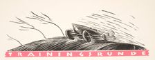 Illustration from Styl, pub. 1922 (pochoir Print)