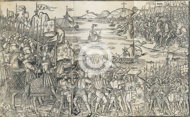 Illustration from Peregrinatio in terram sanctam (Journey to the Holy Land) by Bernhard von Breidenb Artist: Reuwich (Reeuwijk), Erhard (c. 1450-after 1505)