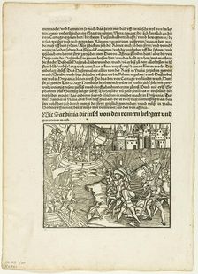 Illustration from Romische Historien by Titus Livius, plate 30 from Woodcuts...1505, assembled 1937. Creators: Unknown, Max Geisberg