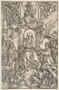 Illustration from Revelations Sancte Birgitte, Koberger Nuremberg 1502 (German Text).n.d. Creator: Albrecht Durer