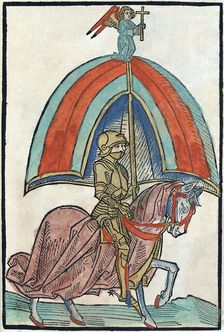 Illustration from Richental's illustrated chronicle, 1480s. Artist: Anon