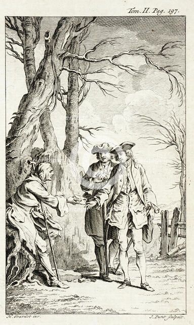 Illustration from Tom Jones, published 1750. Creator: Jan Punt.