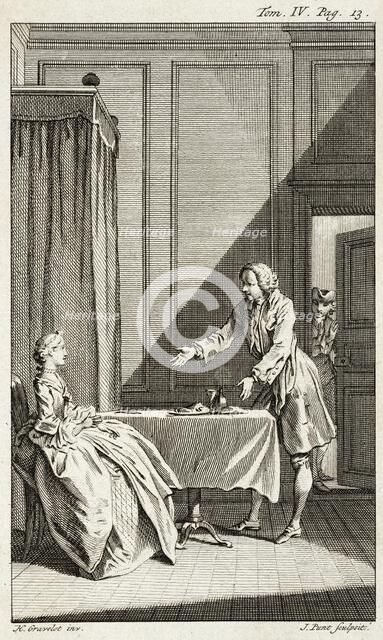 Illustration from Tom Jones, published 1750. Creator: Jan Punt.