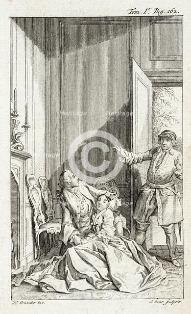 Illustration from Tom Jones, published 1750. Creator: Jan Punt.