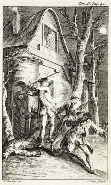 Illustration from Tom Jones, published 1750. Creator: Jan Punt.