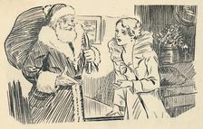 Illustration from The Mystification of Santa Claus 1936. Creator: Unknown