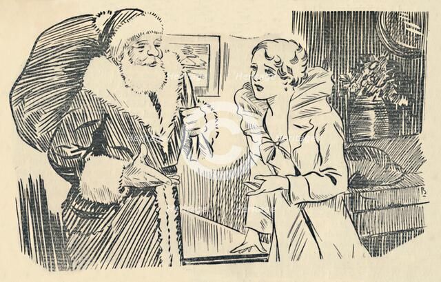 Illustration from 'The Mystification of Santa Claus', 1936.  Creator: Unknown.