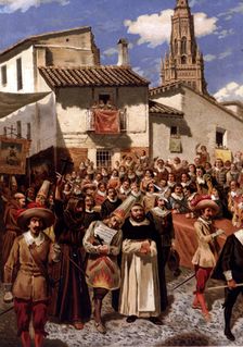 Illustration from the book Historia de Gil Blas de Santillana (Story of Gil Blas de Santillana)…