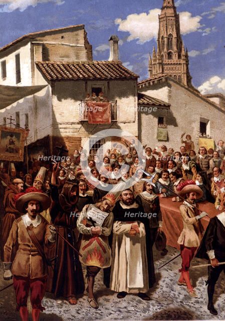 Illustration from the book 'Historia de Gil Blas de Santillana' (Story of Gil Blas de Santillana)…