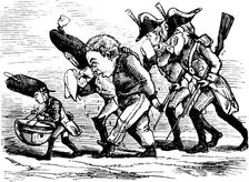 Illustration from the book The Rose and The Ring, by William Thackeray, 1855. Artist: William Makepeace Thackeray