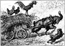 Illustration from the children's book Little Bo-Peep, c1880. Artist: Ernest Henry Griset