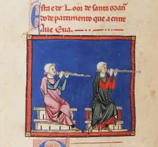 Illustration from the codex of the Cantigas de Santa Maria, c. 1280. Creator: Anonymous