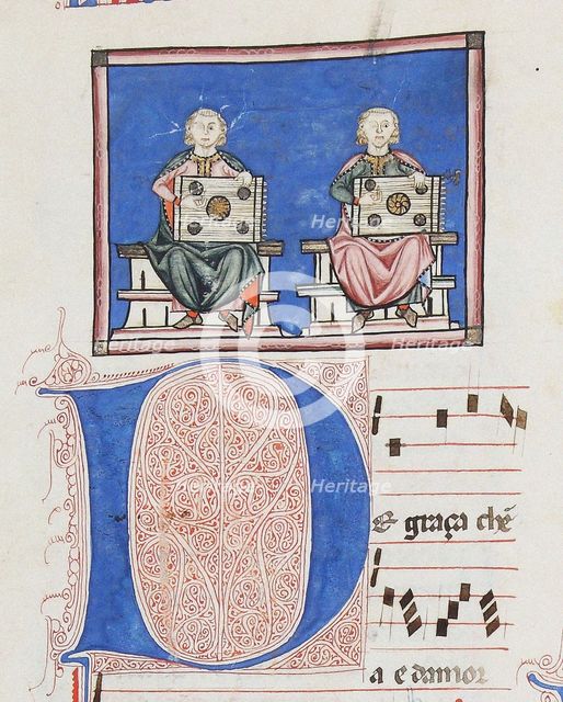 Illustration from the codex of the Cantigas de Santa Maria, c. 1280. Creator: Anonymous.