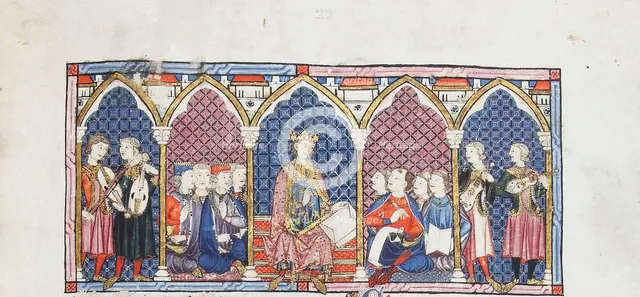 Illustration from the codex of the Cantigas de Santa Maria, c. 1280. Creator: Anonymous.