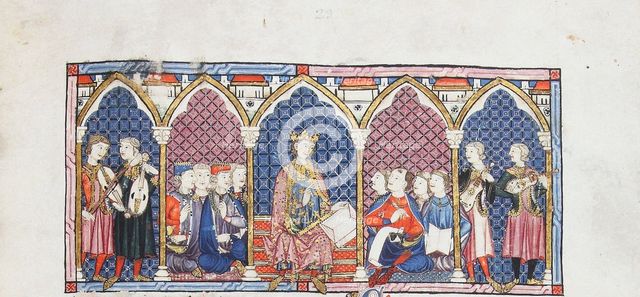 Illustration from the codex of the Cantigas de Santa Maria, c. 1280. Creator: Anonymous.