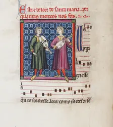 Illustration from the codex of the Cantigas de Santa Maria, c. 1280. Creator: Anonymous