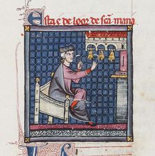 Illustration from the codex of the Cantigas de Santa Maria, c. 1280. Creator: Anonymous