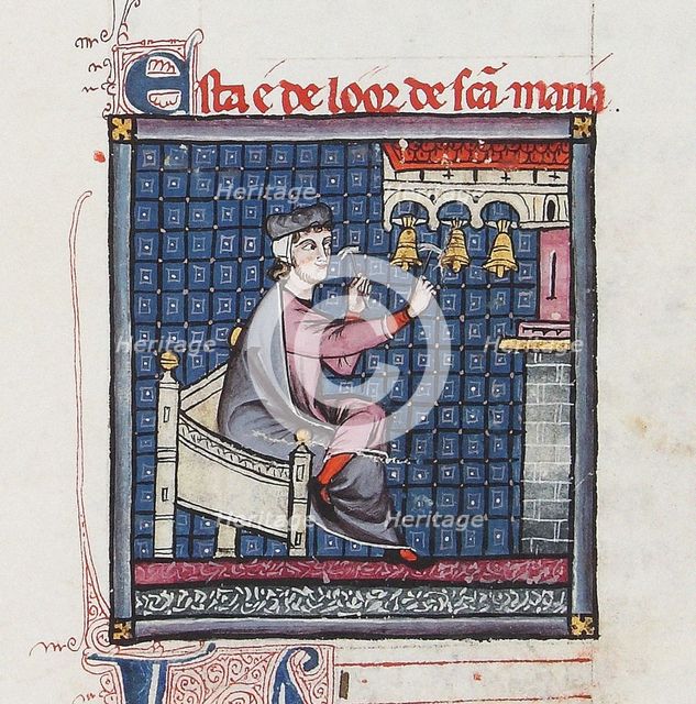 Illustration from the codex of the Cantigas de Santa Maria, c. 1280. Creator: Anonymous.