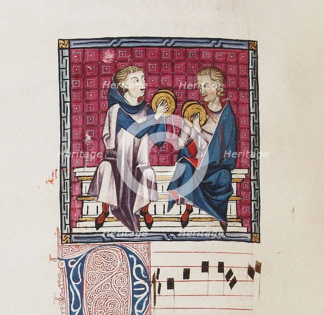 Illustration from the codex of the Cantigas de Santa Maria, c. 1280. Creator: Anonymous.