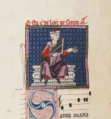 Illustration from the codex of the Cantigas de Santa Maria, c. 1280. Creator: Anonymous