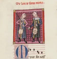 Illustration from the codex of the Cantigas de Santa Maria, c. 1280. Creator: Anonymous