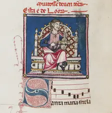 Illustration from the codex of the Cantigas de Santa Maria, c. 1280. Creator: Anonymous