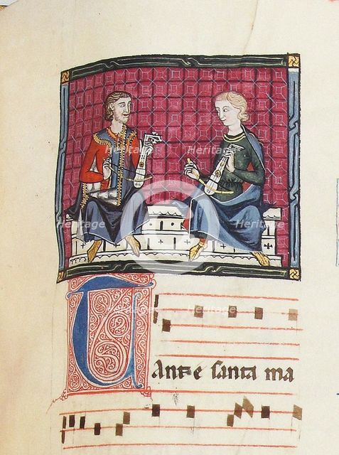 Illustration from the codex of the Cantigas de Santa Maria, c. 1280. Creator: Anonymous.
