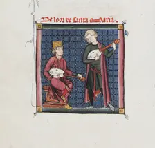 Illustration from the codex of the Cantigas de Santa Maria, c. 1280. Creator: Anonymous