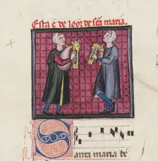 Illustration from the codex of the Cantigas de Santa Maria, c. 1280. Creator: Anonymous
