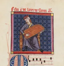 Illustration from the codex of the Cantigas de Santa Maria, c. 1280. Creator: Anonymous