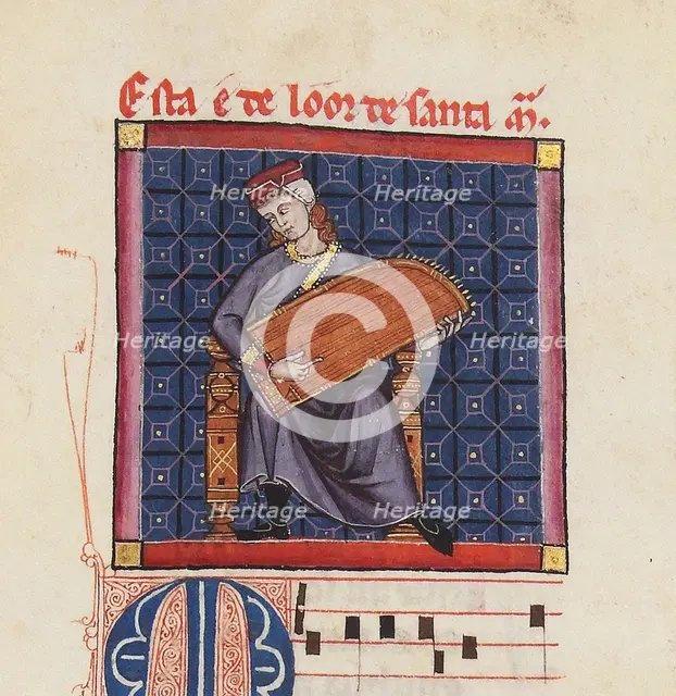 Illustration from the codex of the Cantigas de Santa Maria, c. 1280. Creator: Anonymous.