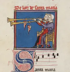 Illustration from the codex of the Cantigas de Santa Maria, c. 1280. Creator: Anonymous