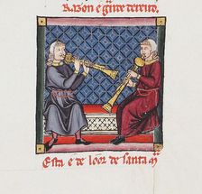 Illustration from the codex of the Cantigas de Santa Maria, c. 1280. Creator: Anonymous