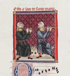 Illustration from the codex of the Cantigas de Santa Maria, c. 1280. Creator: Anonymous