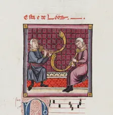 Illustration from the codex of the Cantigas de Santa Maria, c. 1280. Creator: Anonymous