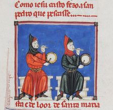 Illustration from the codex of the Cantigas de Santa Maria, c. 1280. Creator: Anonymous